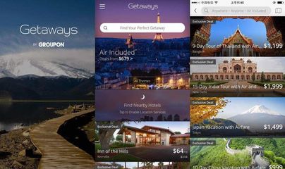 Groupon獨立旅游業務，推出移動應用Getaways搶灘旅游市場